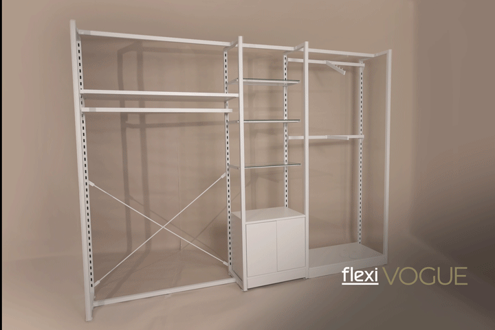 Modular wardrobe for retail