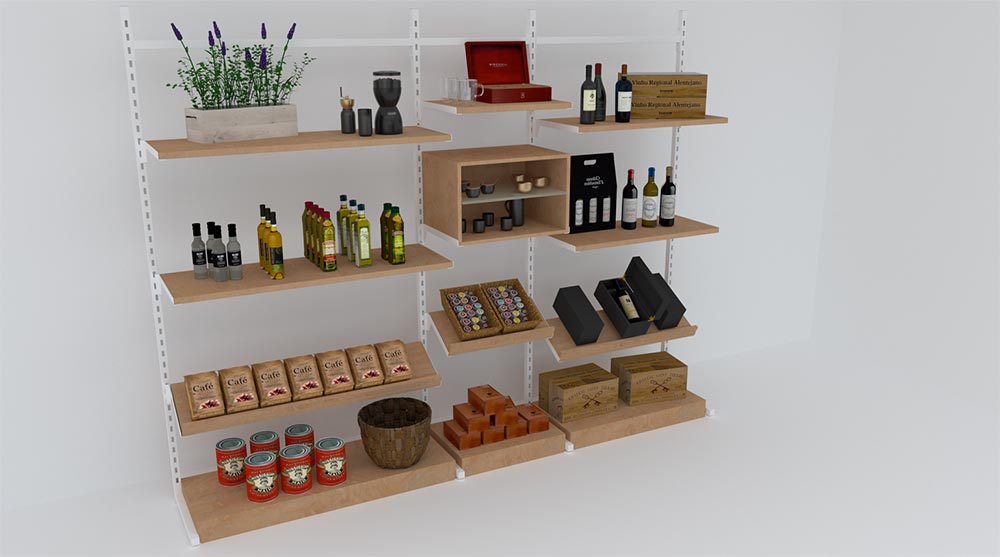 Modular Interconnected Frames for Retail